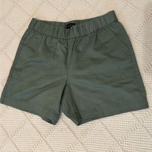 Talbots Green Cargo Shorts with Elastic Waistband